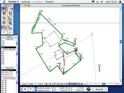 Rilievo con contorni in ProGeo X